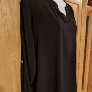 Susan Graver Tunic black size 8